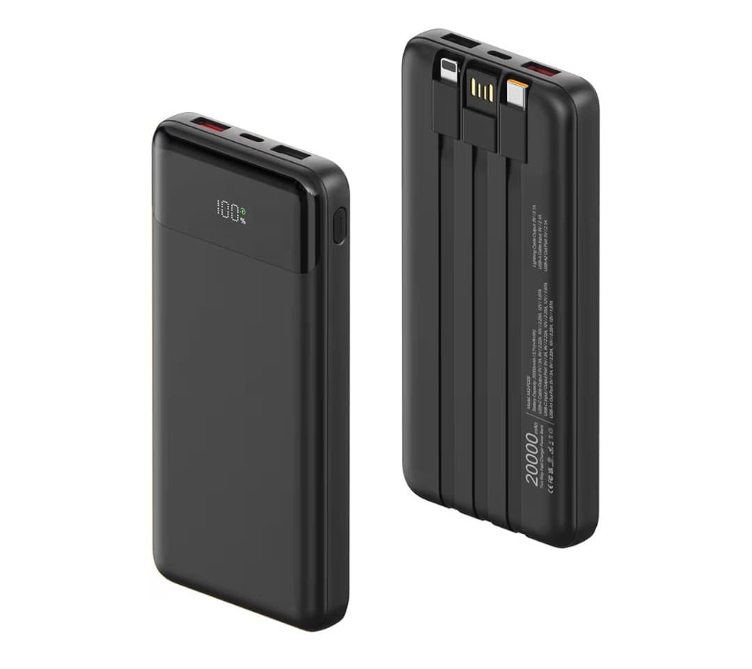 Power Bank 20000mAh Built-in