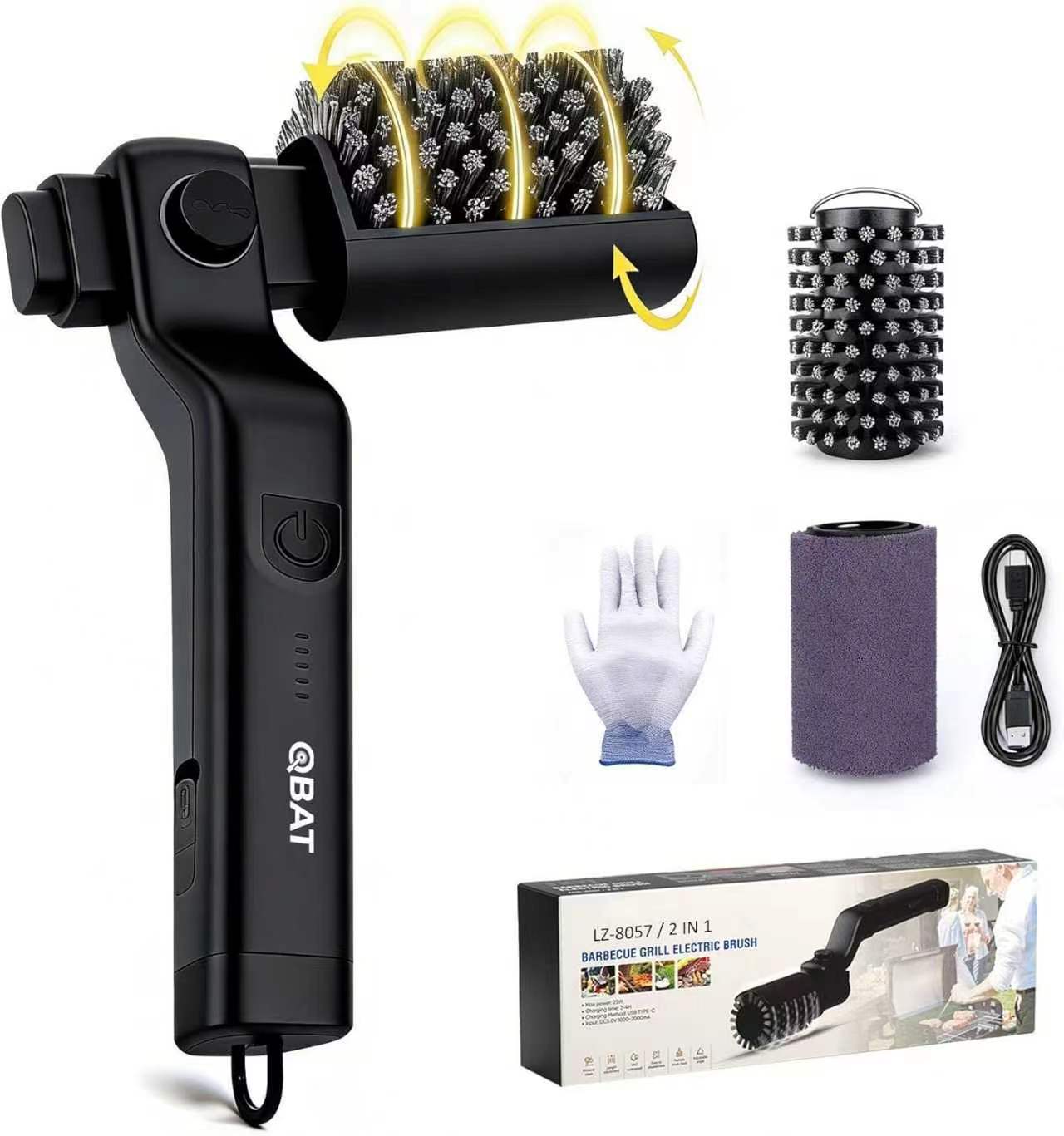Electric Grill Brush Battery Operated